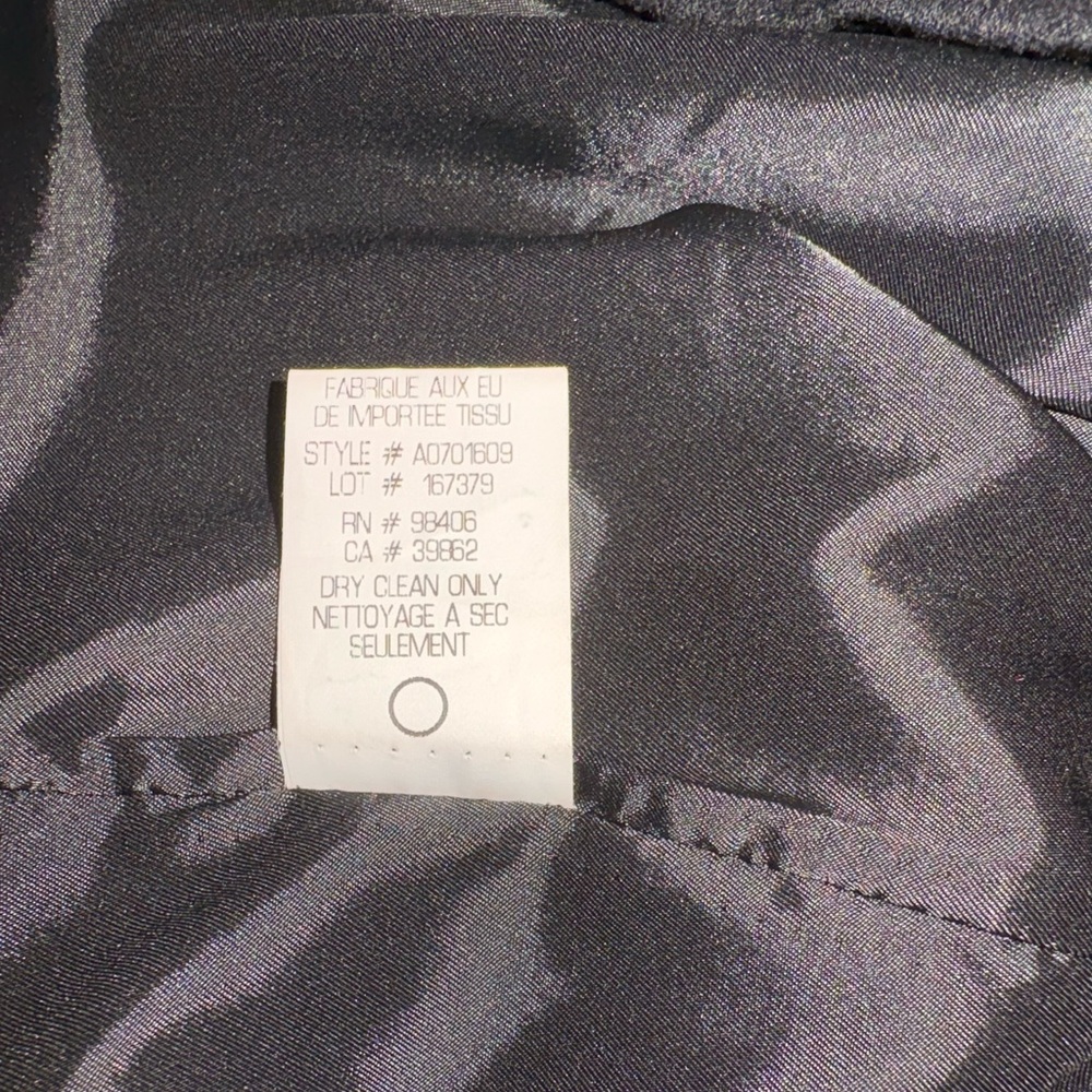 Theory Long Sleeve Charcoal Gray Wool Mini Dress | Size 6* - Picture 10 of 12